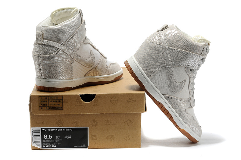 nike dunk sky high femme marron